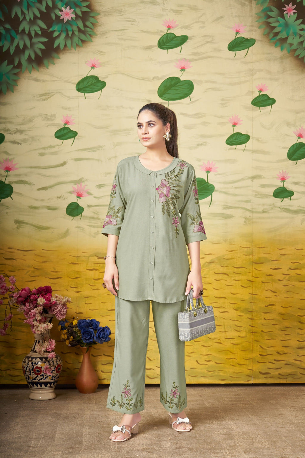 Elegant Straight Co-Ords Set KADV-118 Kalikar
