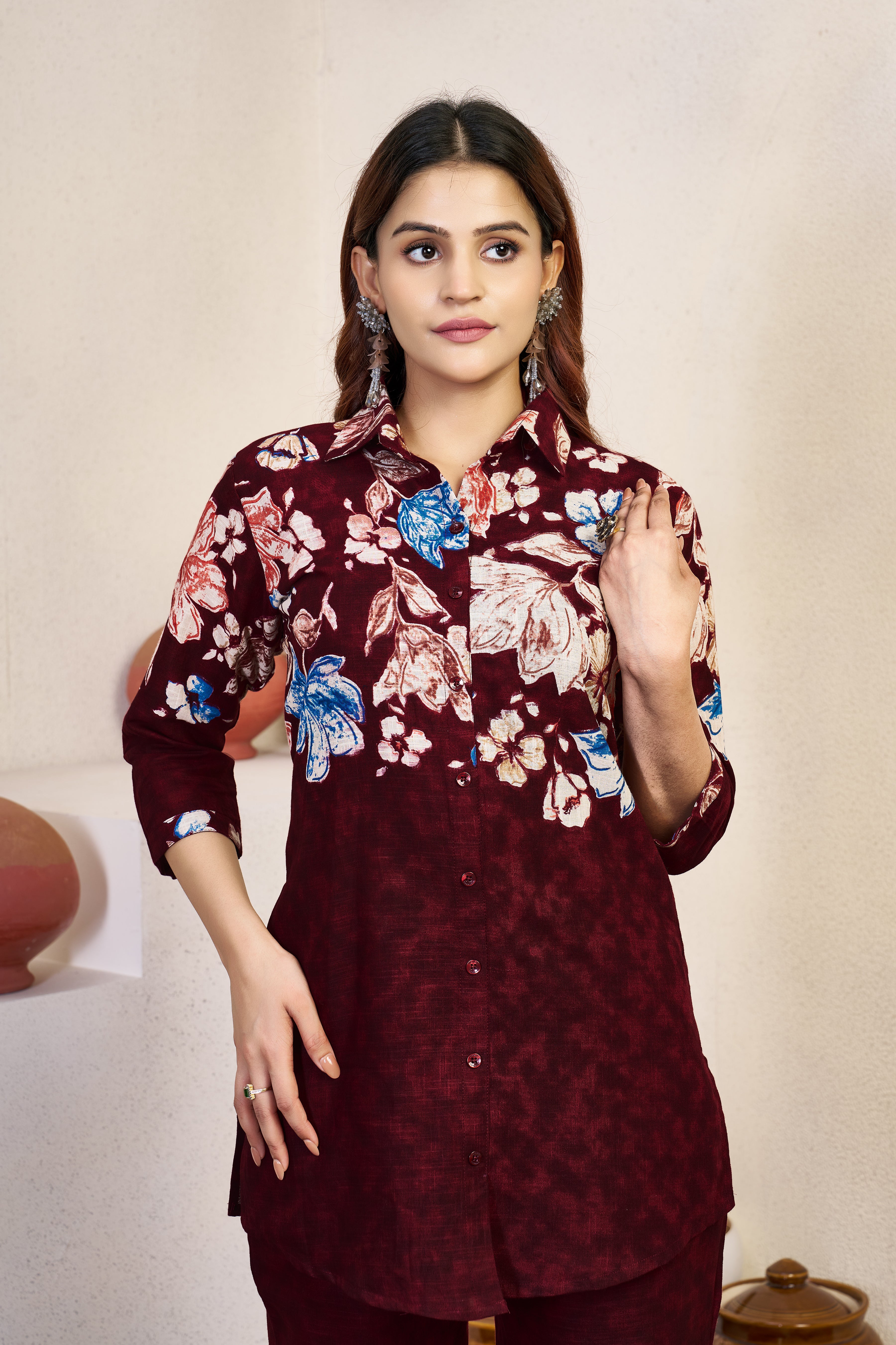 Elegant Straight Co-ords Sets KADVA-129