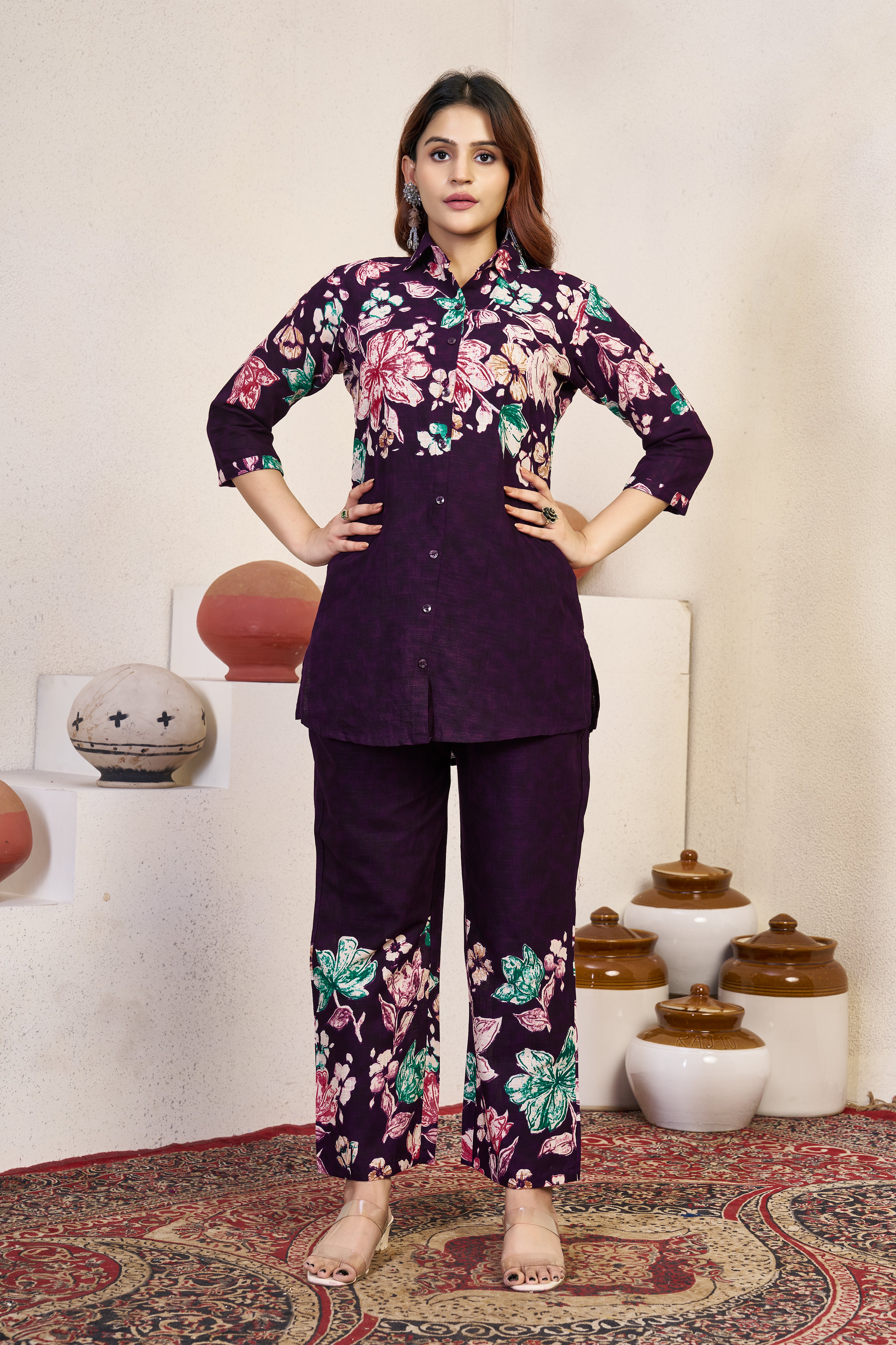 Elegant Straight Co-ords Sets KADVA-129