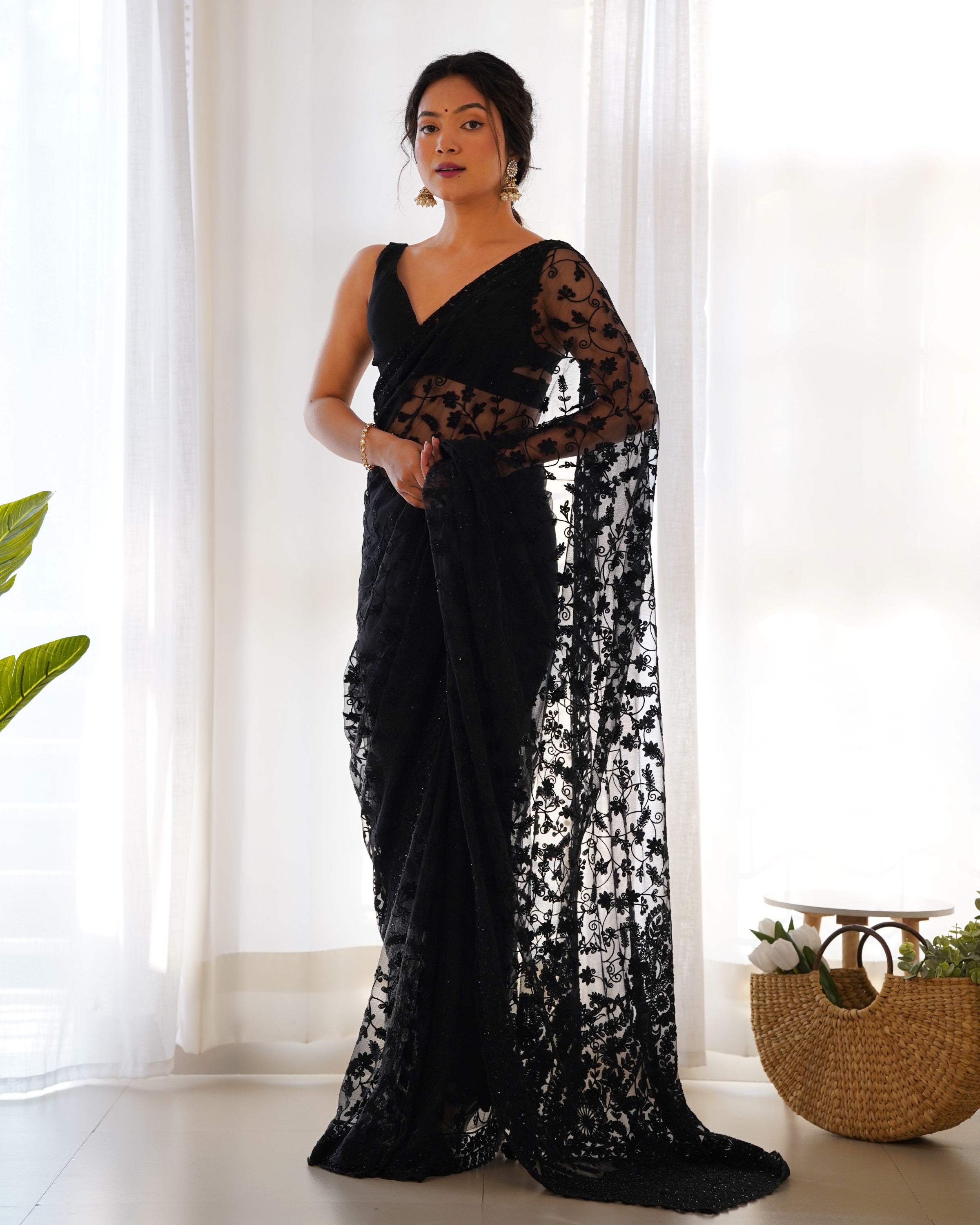 Kalikar RV Maharani Heavy Butterfly Net - Black