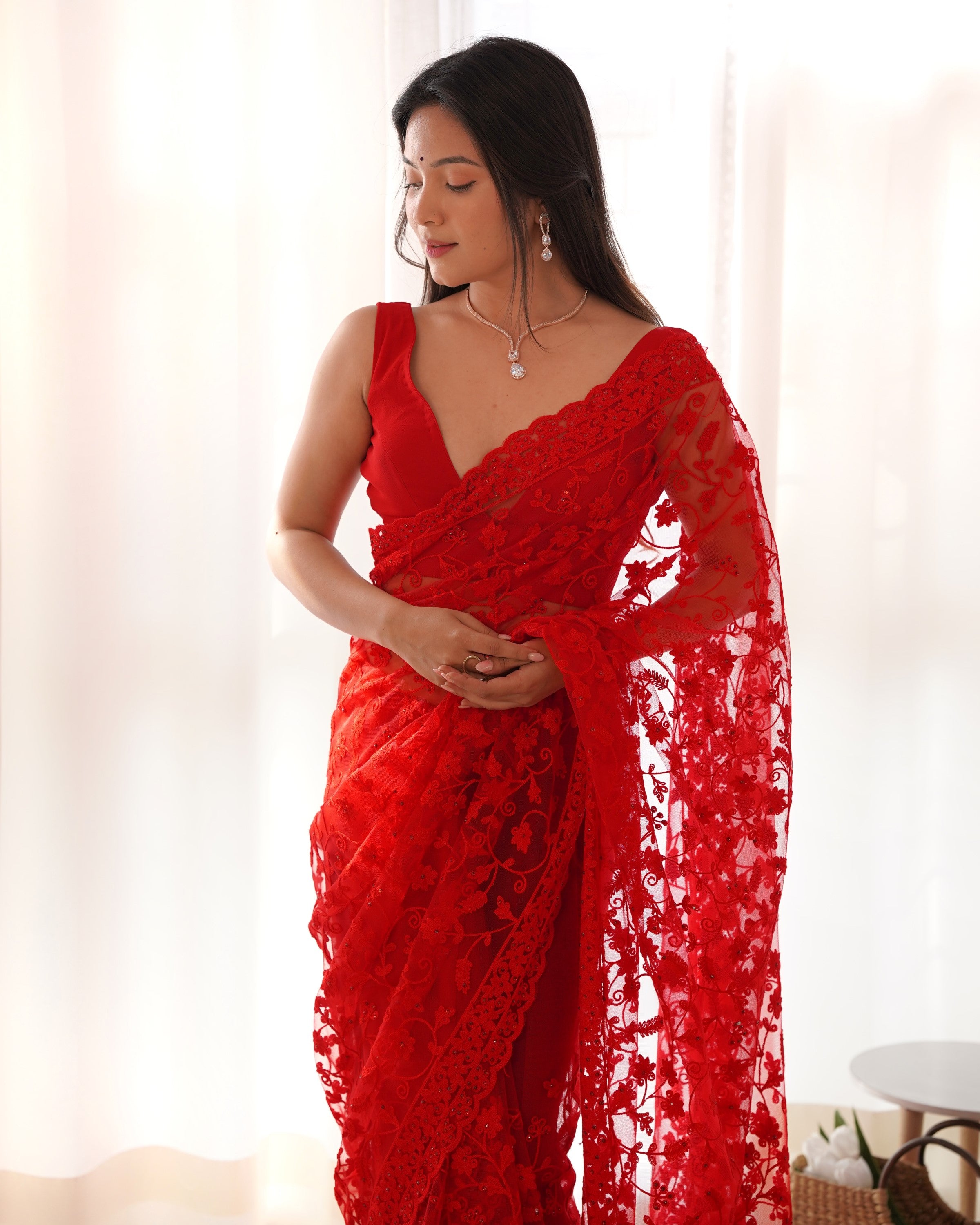 Kalikar RV Maharani Heavy Butterfly Net - Red