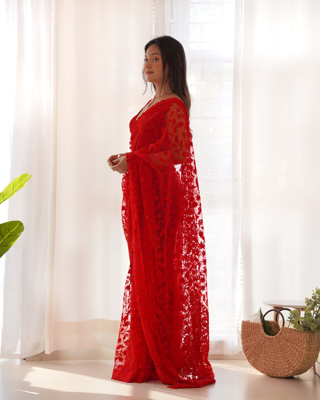 Kalikar RV Maharani Heavy Butterfly Net - Red