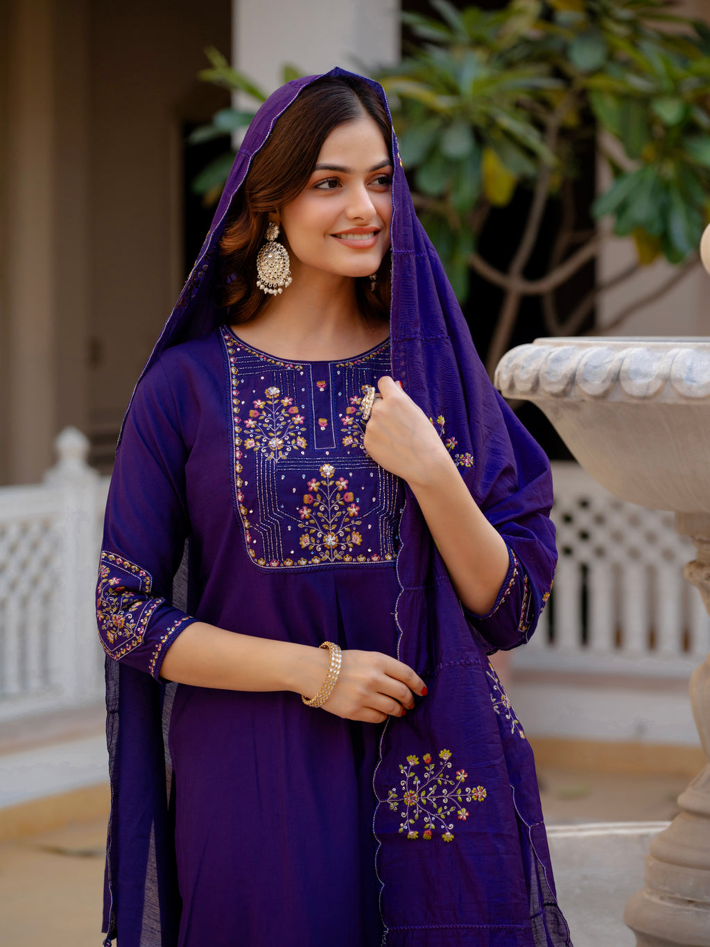 KalikarPure Viscose Mango Silk Kurta Set  (Stitched) KADV-144