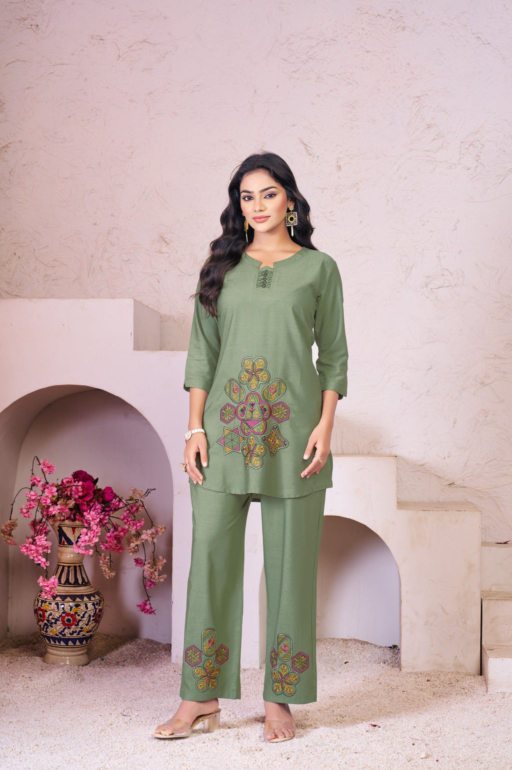 Elegant Straight Co-Ords Set KADV-119 Kalikar