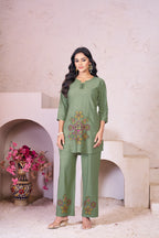 Elegant Straight Co-Ords Set KADV-119 Kalikar
