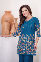 Designer Printed Co-ord Set of Cotton Fabric