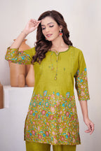 Designer Printed Co-ord Set of Cotton Fabric