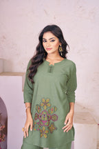 Elegant Straight Co-Ords Set KADV-119 Kalikar
