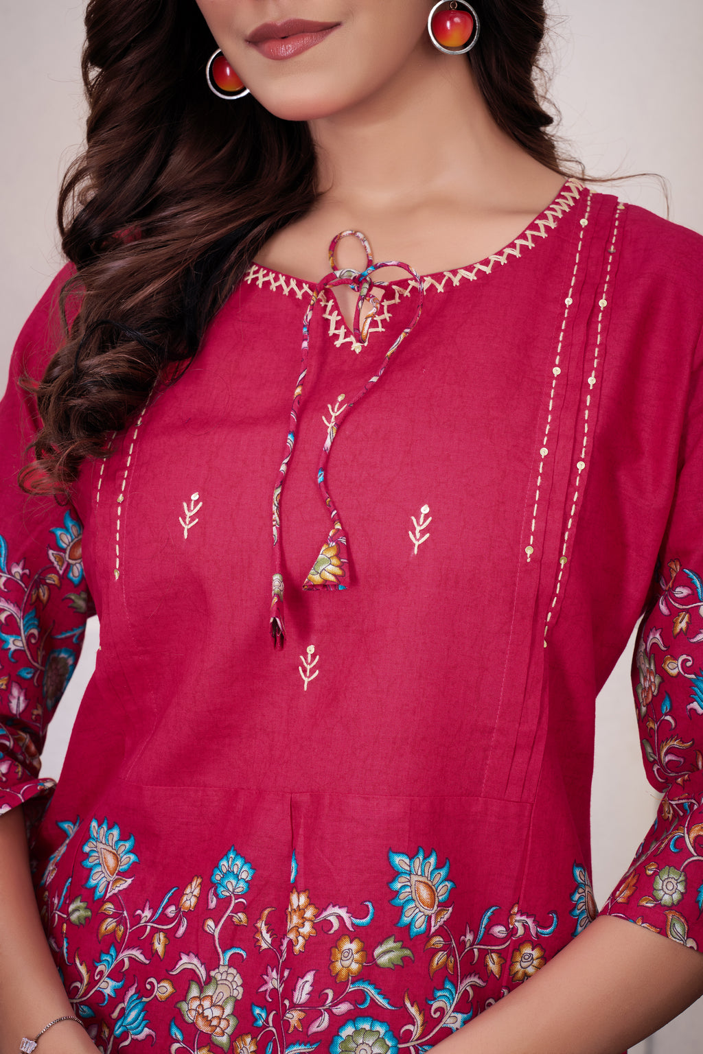 Designer Printed Co-ord Set of Cotton Fabric