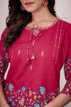 Designer Printed Co-ord Set of Cotton Fabric