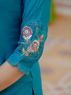 Kalikar Pure Viscose Mango Silk Kurta Set  (Stitched) KADV-145