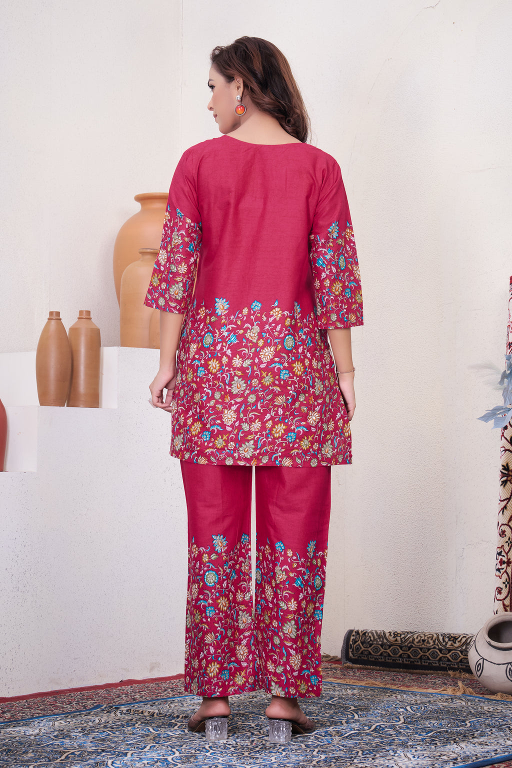 Designer Printed Co-ord Set of Cotton Fabric