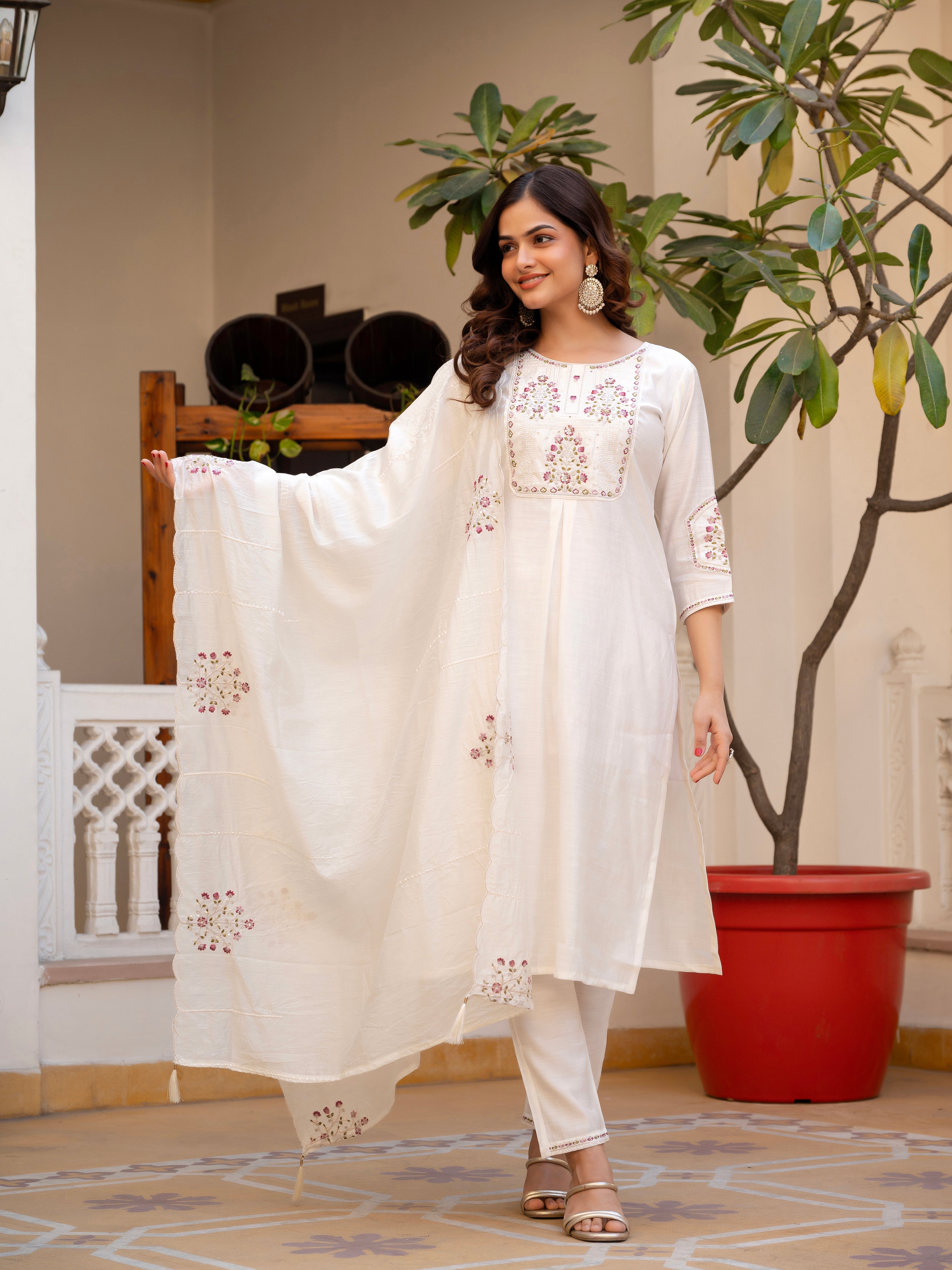 KalikarPure Viscose Mango Silk Kurta Set  (Stitched) KADV-144