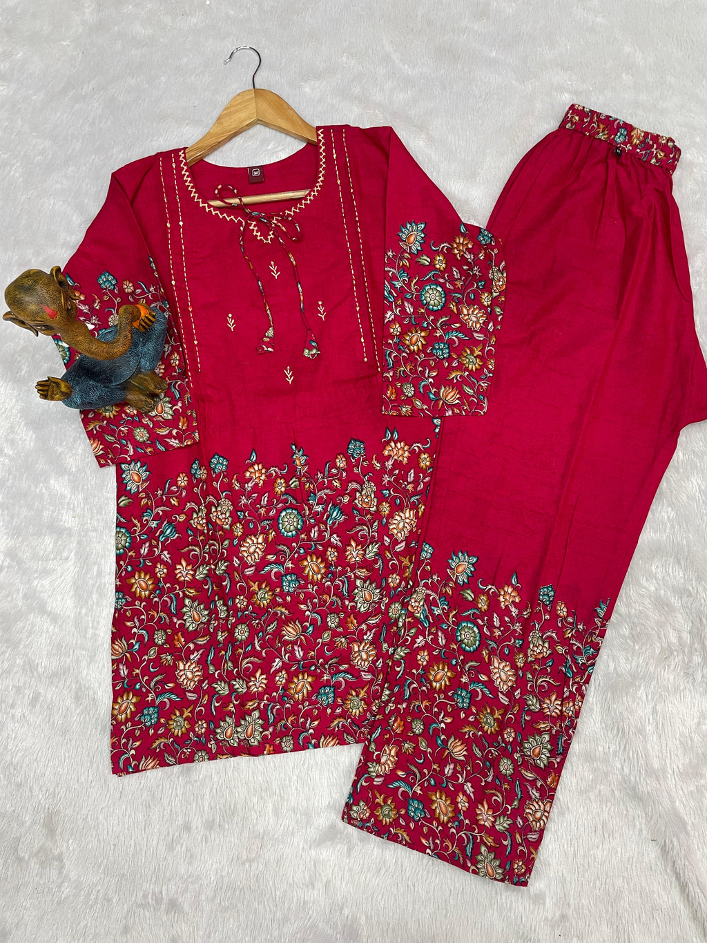 Designer Printed Co-ord Set of Cotton Fabric