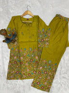 Designer Printed Co-ord Set of Cotton Fabric