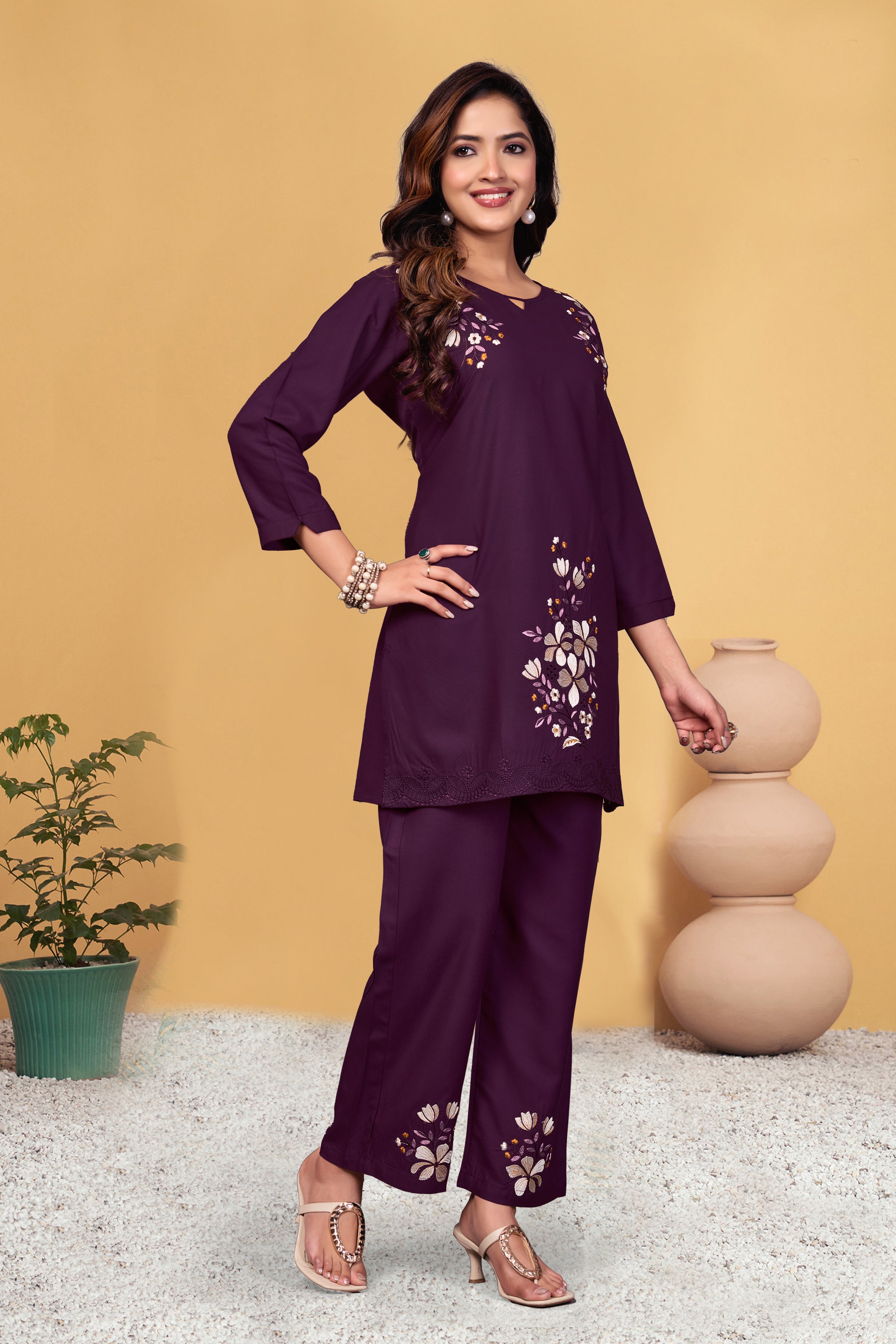 Heavy viscose Rayon Co-Ords Set KADV-132