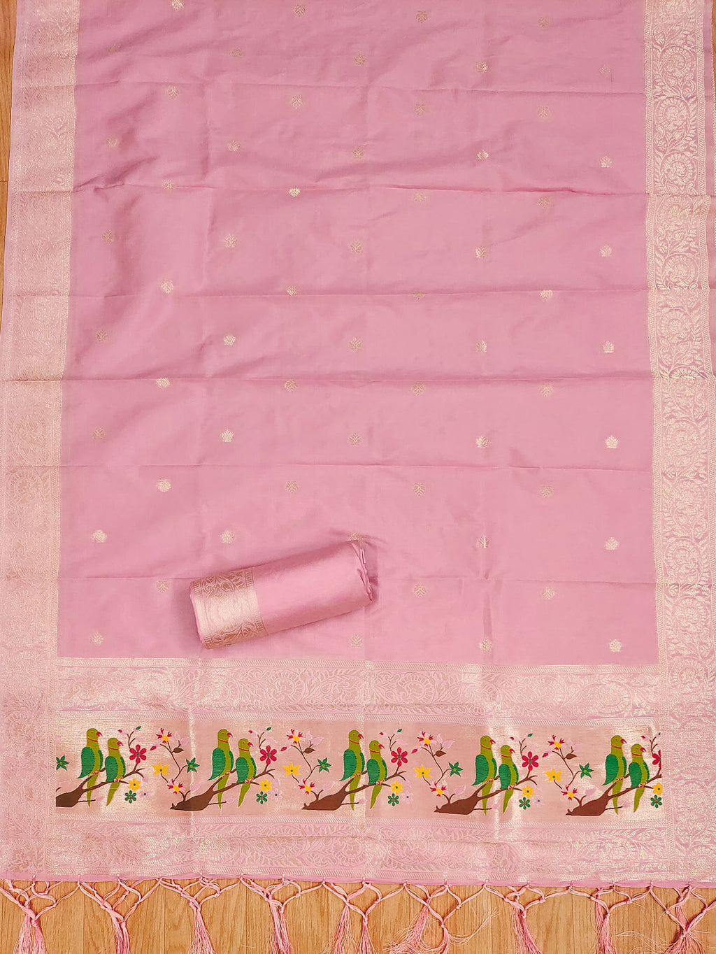 Maharashtra's Royal Heritage Unstitched Dress Material VOL-003 -Pink Kalikar