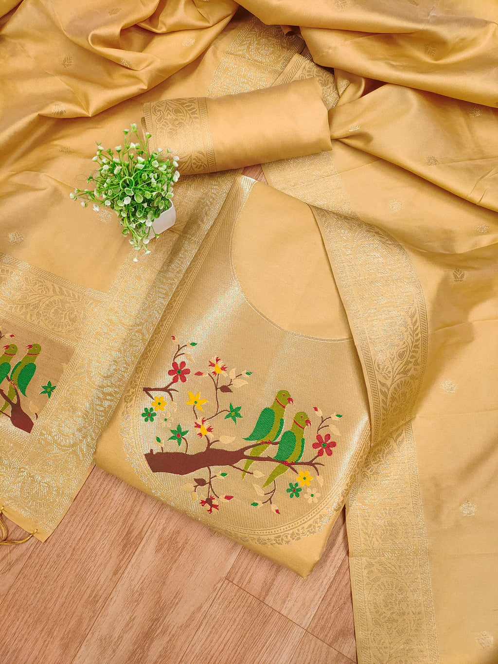 Maharashtra's Royal Heritage Unstitched Dress Material VOL-003 -Chikku Kalikar