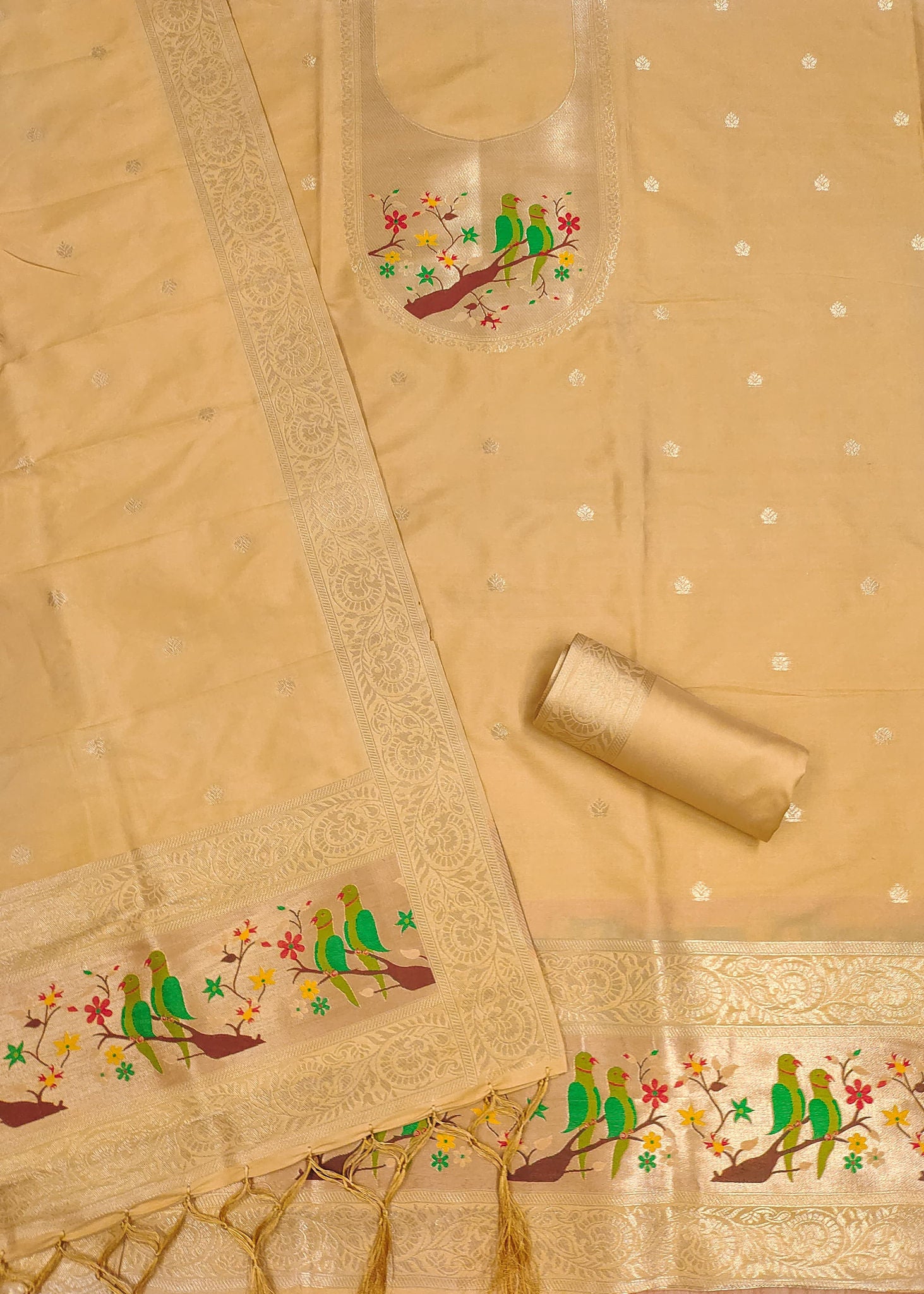 Maharashtra's Royal Heritage Unstitched Dress Material VOL-003 -Chikku Kalikar