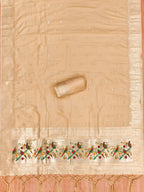 Chiiku Color Paithani woven Pattern Top, Bottom & Dupatta Dress Material