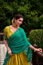 Kalikar Zari Weaving Work Lehenga With Blouse-2028