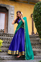 Kalikar Harvani  Zari Weaving Work Lehenga With Blouse-2029