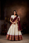 Kalikar Poly Cotton Chex With Zari Weaving Work -2047
