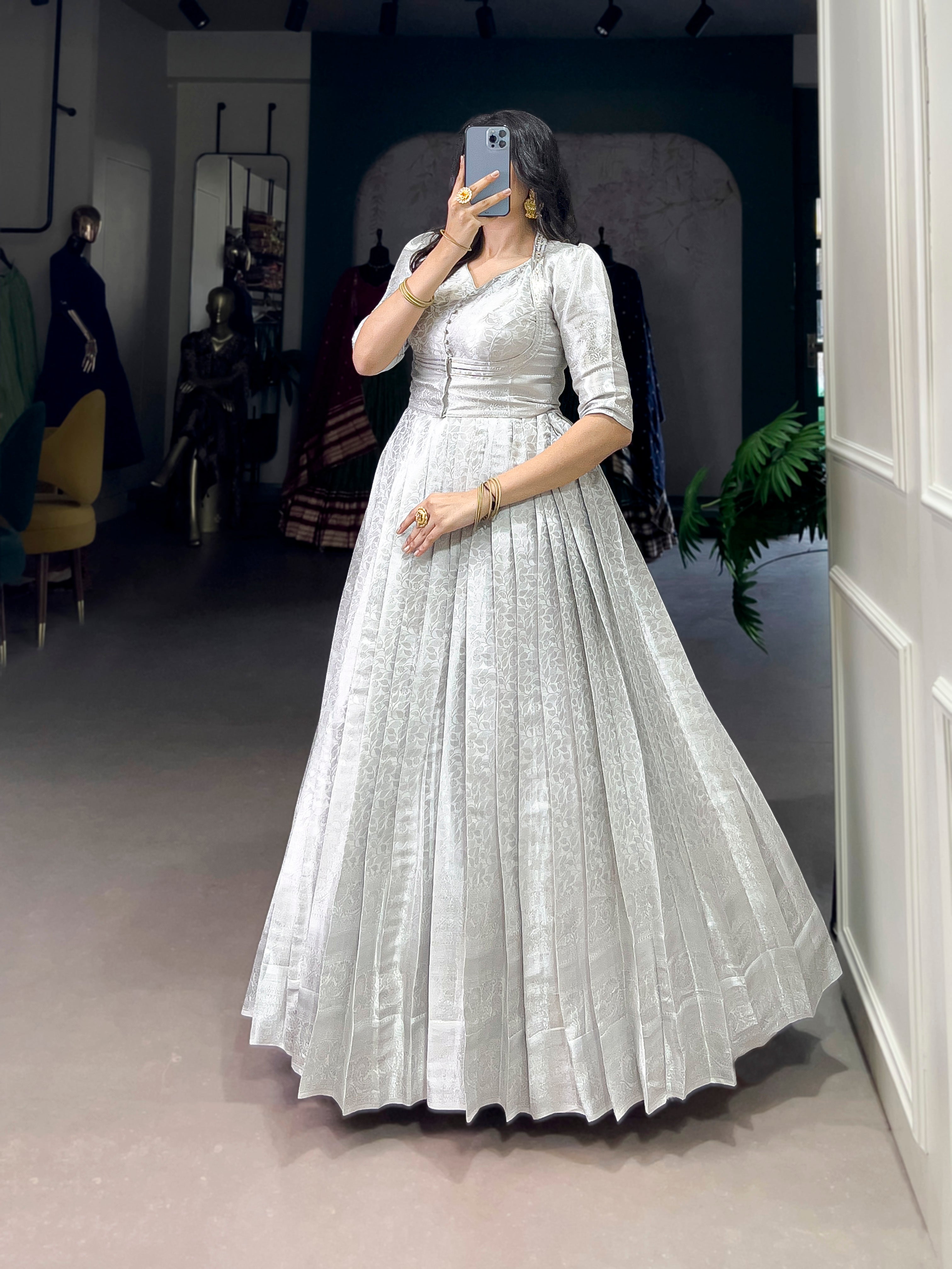 Kalikar Kanjivaram Zari Weaving Work With Lace Touch Up- 5321