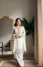 Kalikar Fendi Crush with Zari & Sequins Embroidered work - KLM10