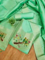 Maharashtra's Royal Heritage Unstitched Dress Material VOL-003 -Neon Kalikar