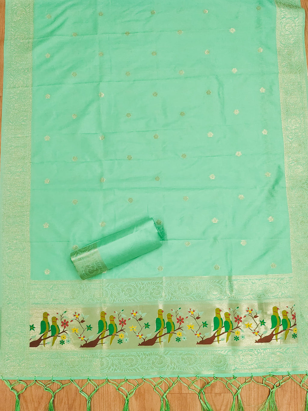 Maharashtra's Royal Heritage Unstitched Dress Material VOL-003 -Neon Kalikar