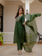 Kalikar Pure Viscose Mango Silk Kurta Set  (Stitched) KADV-145