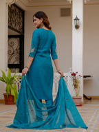 Kalikar Pure Viscose Mango Silk Kurta Set  (Stitched) KADV-145