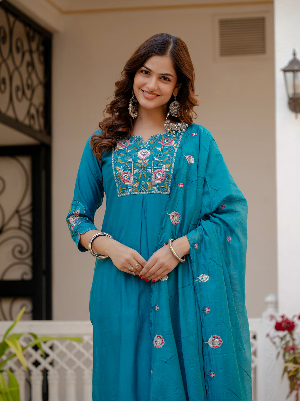 Kalikar Pure Viscose Mango Silk Kurta Set  (Stitched) KADV-145