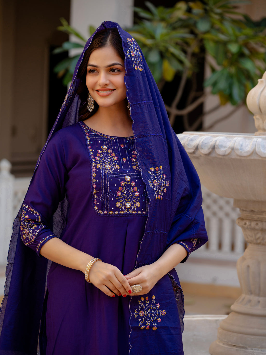 KalikarPure Viscose Mango Silk Kurta Set  (Stitched) KADV-144