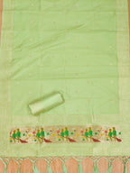 Maharashtra's Royal Heritage Unstitched Dress Material VOL-003 -Pista Kalikar