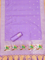 Maharashtra's Royal Heritage Unstitched Dress Material VOL-003 -Purple Kalikar