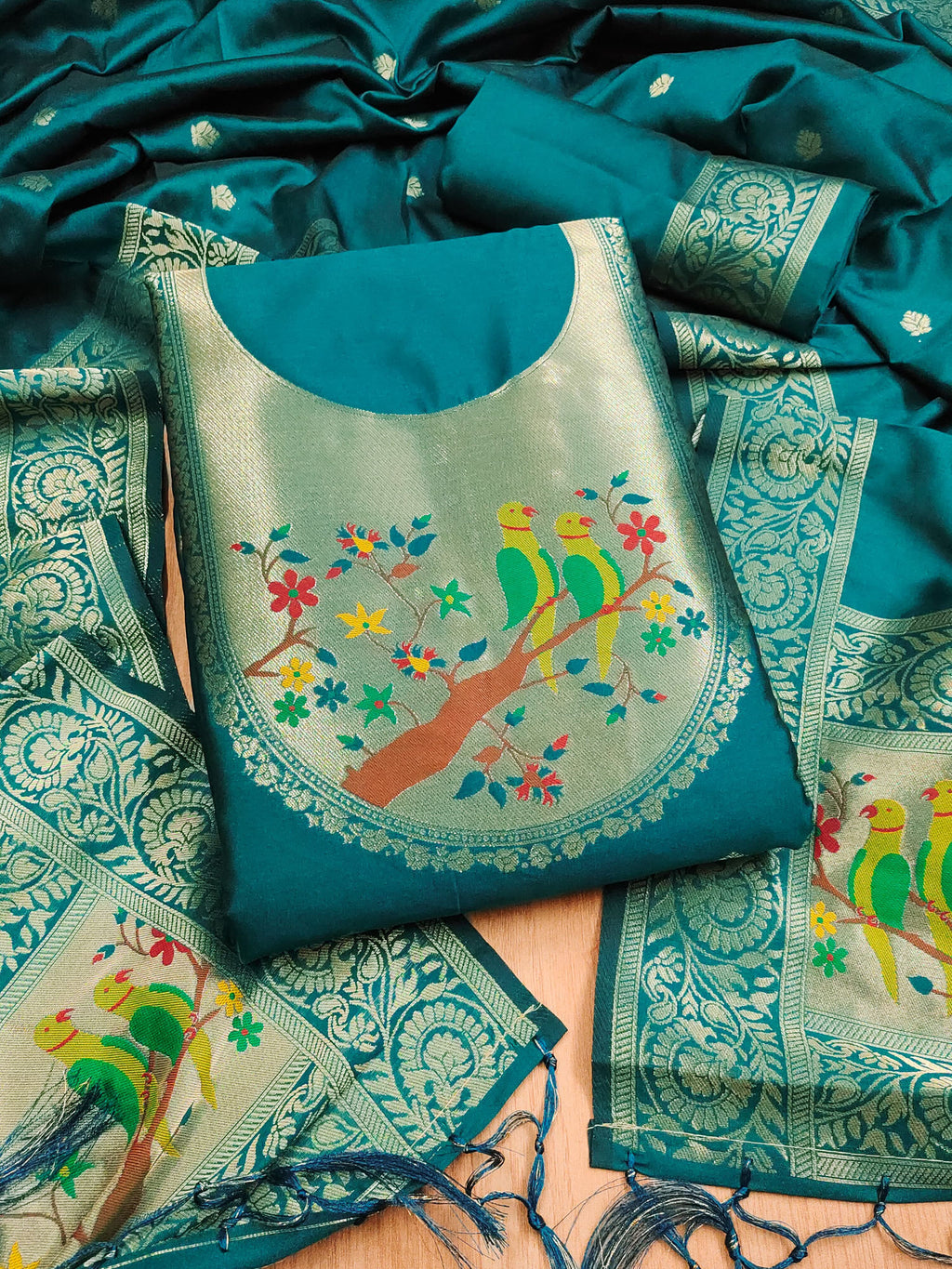 Maharashtra's Royal Heritage Unstitched Dress Material VOL-003 -Rama Kalikar