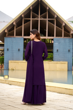 Kalikar Fendi Crush with Zari & Sequins Embroidered work - KLM04