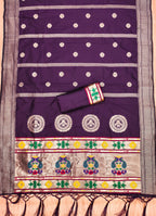 Teal Color Paithani woven Pattern Top, Bottom & Dupatta Dress Material