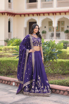 Kalikar  NC Vichitra Silk With Heavy Sequins & Zari Embroidered work-7152