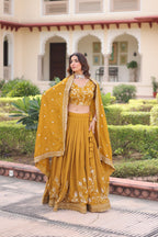 Kalikar  NC Vichitra Silk With Heavy Sequins & Zari Embroidered work-7152