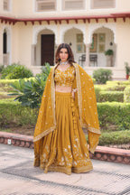 Kalikar  NC Vichitra Silk With Heavy Sequins & Zari Embroidered work-7152