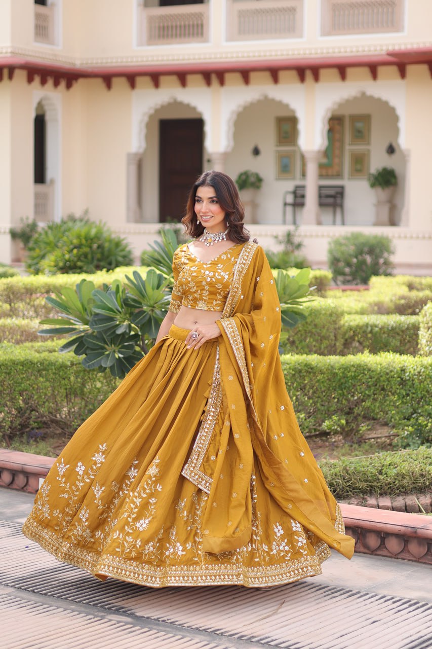 Kalikar  NC Vichitra Silk With Heavy Sequins & Zari Embroidered work-7152