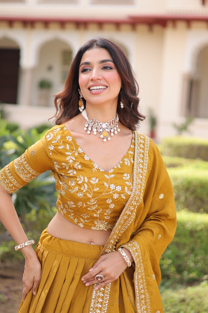 Kalikar  NC Vichitra Silk With Heavy Sequins & Zari Embroidered work-7152