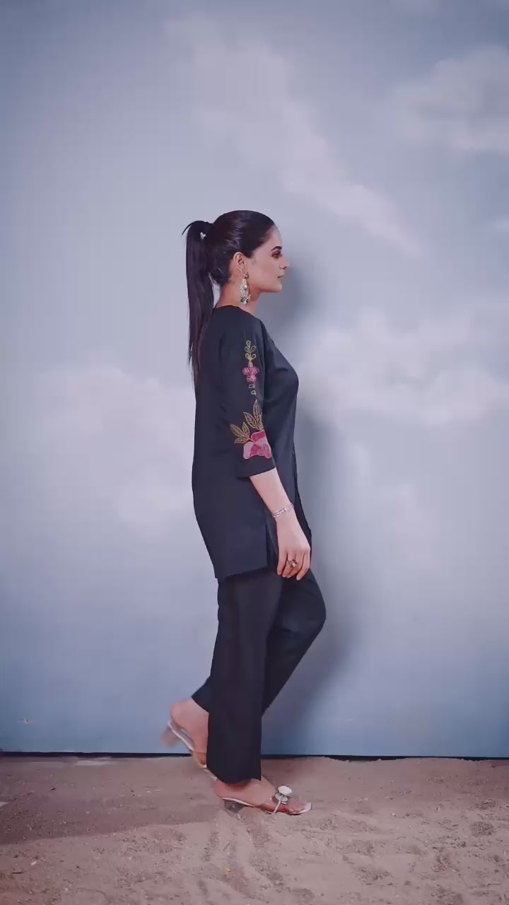 Elegant Straight Co-Ords Set KADV-118