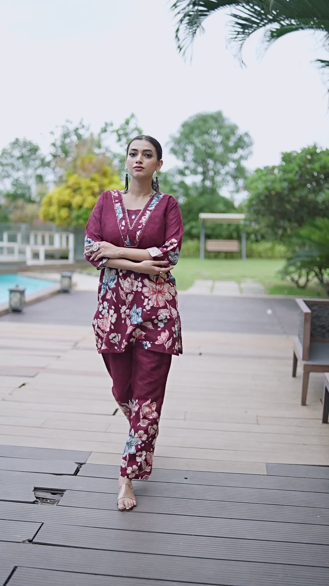 Elegant Straight Co-ords Sets KADVA-128