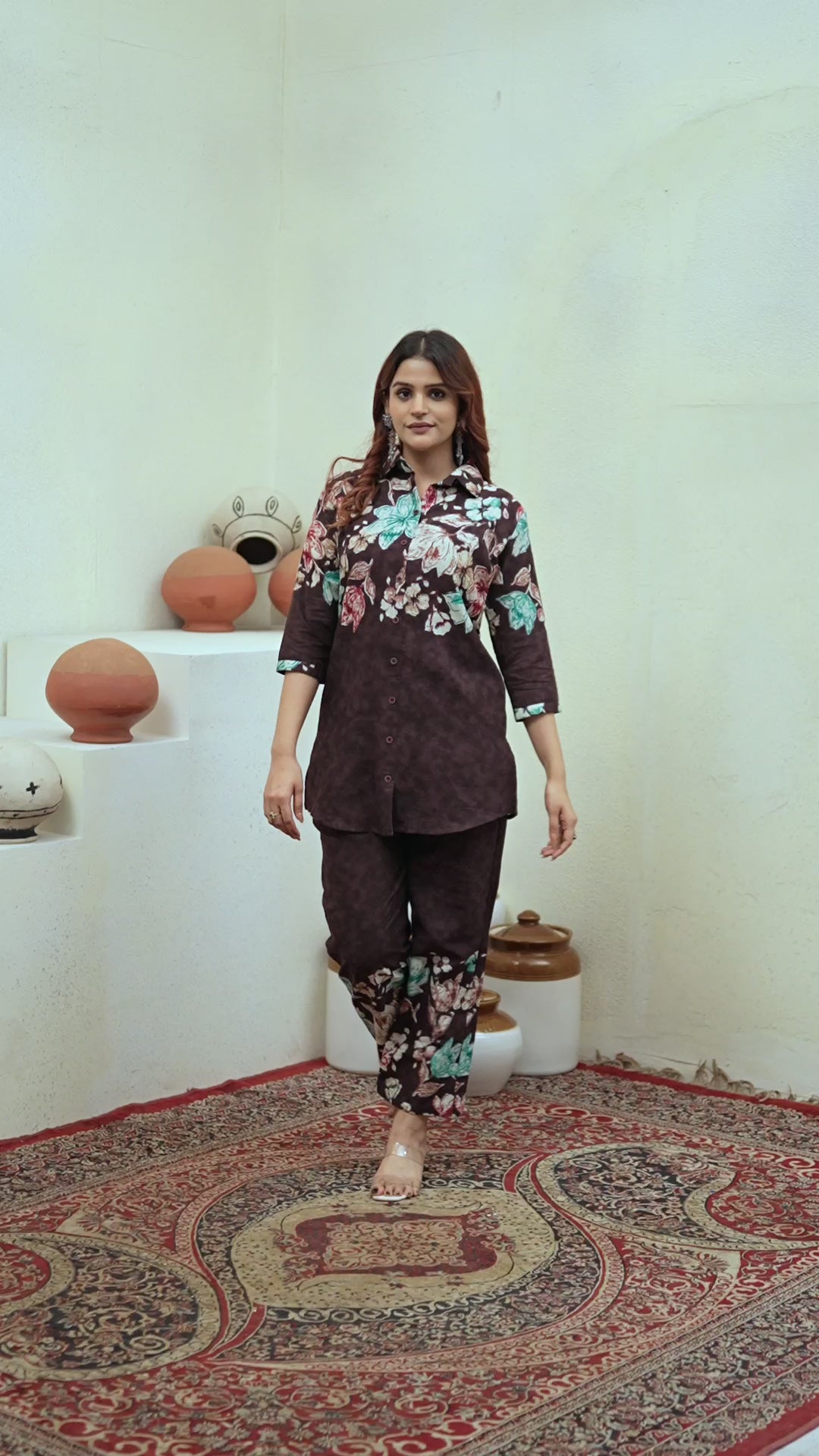 Elegant Straight Co-ords Sets KADVA-129