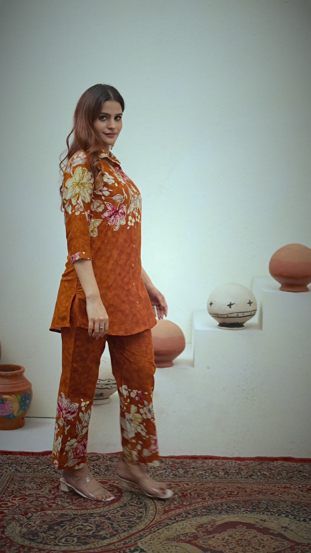 Elegant Straight Co-ords Sets KADVA-129