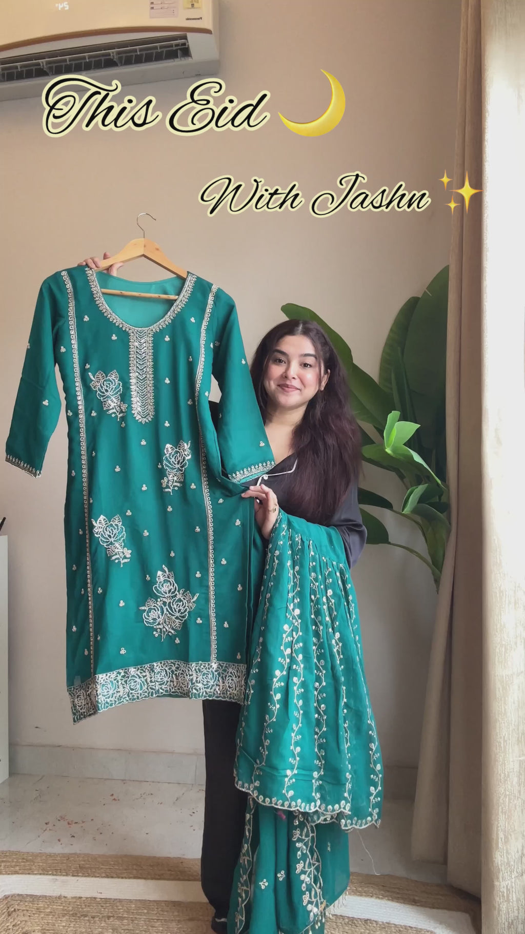 Kalikar Fendi Crush with Zari & Sequins Embroidered work - KLM15